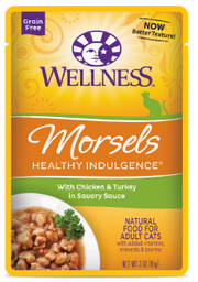 Wellness Healthy Indulgence Chicken Turkey Cat Food 3oz by Pet Food Warehouse