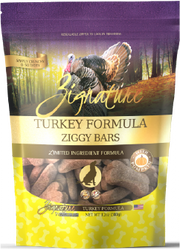 Zignature Ziggy Bars Treats Turkey Dog Treat 12oz by Pet Food Warehouse