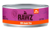 Rawz 96% Rabbit Cat Food 5.5oz by Pet Food Warehouse