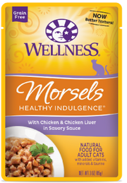 Wellness Healthy Indulgence Chicken Chicken Liver Cat Food 3oz by Pet Food Warehouse