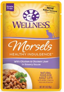 Wellness Healthy Indulgence Chicken Chicken Liver Cat Food 3oz by Pet Food Warehouse