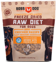 Boss Dog Chicken Recipe Freeze Dred Complete Dog Food 12oz by Pet Food Warehouse
