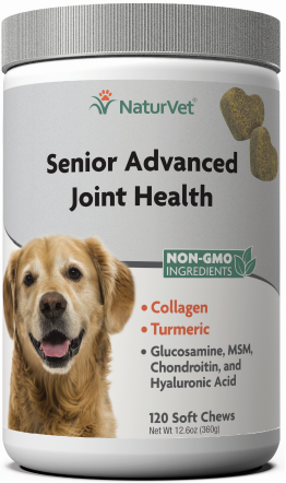 NaturVet 120ct Senior Advanced Joint Health Sot Chew by Pet Food Warehouse
