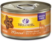 Wellness Minced Chicken Dinner Cat Food 3oz by Pet Food Warehouse