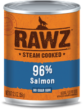 Rawz 96% Salmon Dog Food 12.5oz by Pet Food Warehouse