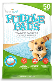 50 ct TevraPet Puddle Pads by Pet Food Warehouse
