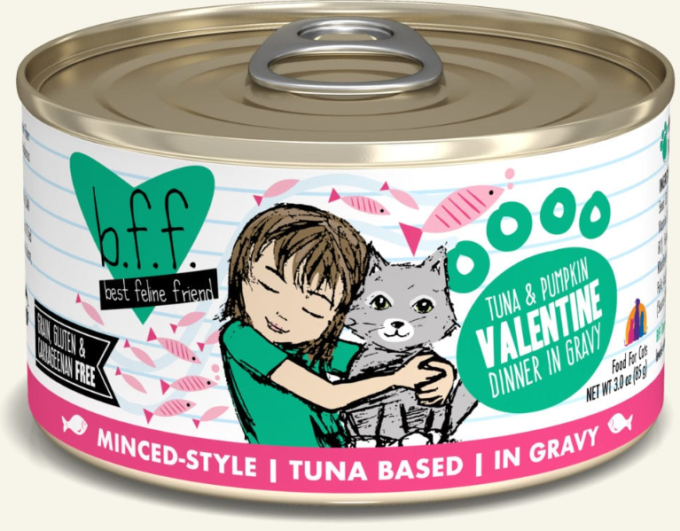 BFF Valentine Tuna Pumpkin Cat food 5.5oz by Pet Food Warehouse