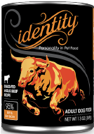 Identity 95% Grass-Fed Angus Beef Canned Dog Food 13oz by Pet Food Warehouse