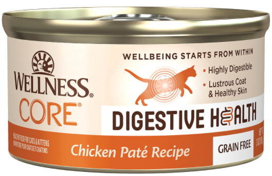 Wellness Core Digestive Health Chicken Pate Cat 3oz by Pet Food Warehouse