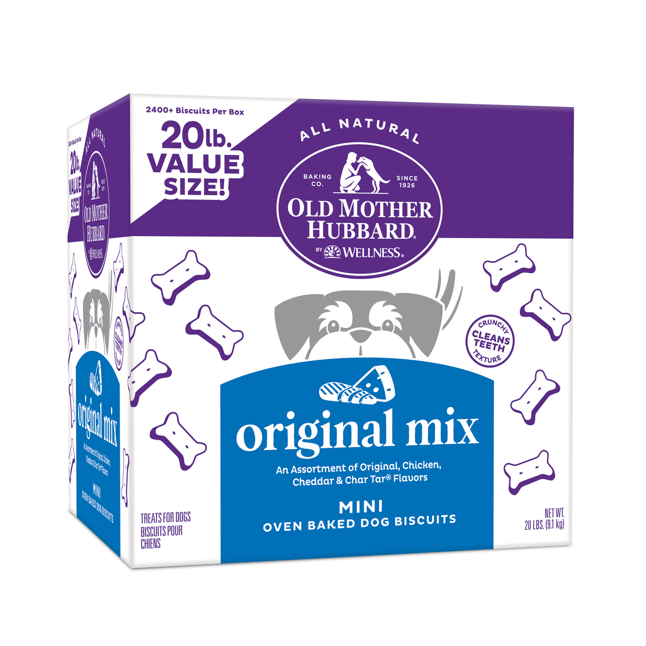 Old Mother Hubbard Old Fashioned Mini Assorted Dog Biscuits Dog Treat 20# by Pet Food Warehouse