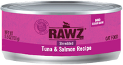 Rawz Shredded Tuna & Salmon Liver Canned Cat Food 5oz by Pet Food Warehouse