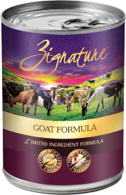 Zignature Goat Dog Food Canned 13oz by Pet Food Warehouse