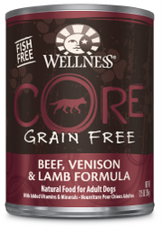 Wellness Core Beef Venison Lamb Dog Dog Food 12.5oz by Pet Food Warehouse