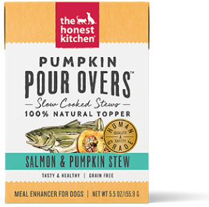 Honest Kitchen Pour Overs Salmon & Pumpkin Dog Food 5.50z by Pet Food Warehouse