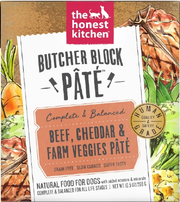 Honest Kitchen Butcher Block Pate Beef & Cheddar Dog Food 10.5oz by Pet Food Warehouse