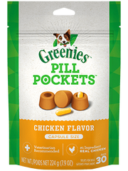 Pill Pocket Large Chicken Dog 30 Count by Pet Food Warehouse
