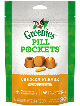 Pill Pocket Large Chicken Dog 30 Count by Pet Food Warehouse