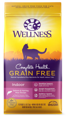 Wellness Complete Health GF Indoor Salmon Cat Food 5lb-8oz by Pet Food Warehouse