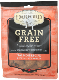 Darford Grain Free Salmon Heart Dog Treat 12oz by Pet Food Warehouse