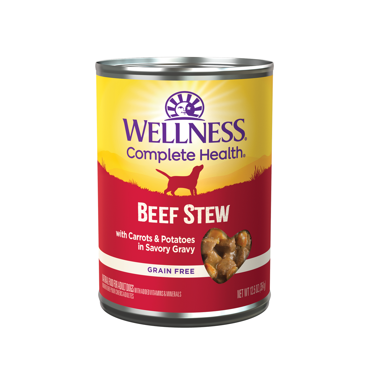 Wellness Stew Beef Dog Food 12.5oz by Pet Food Warehouse