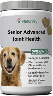 NaturVet 60ct Senior Advanced Joint Health Sot Chew by Pet Food Warehouse