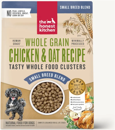 Honest Kitchen Whole Food Clusters Whole Grain Chicken Small Breed Dog Food 4# by Pet Food Warehouse