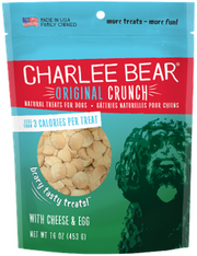 Charlee Bear Cheese & Egg Dog Treat 16oz by Pet Food Warehouse