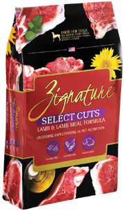 Zignature Select Cuts Lamb Formula Dog Food 4lb by Pet Food Warehouse