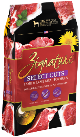 Zignature Select Cuts Lamb Formula Dog Food 12.5lb by Pet Food Warehouse