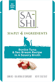 Sashi Tuna & Sea Bream Pouch Cat 1.76oz by Pet Food Warehouse