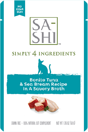 Sashi Tuna & Sea Bream Pouch Cat 1.76oz by Pet Food Warehouse