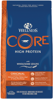 Wellness CORE Wholesome Grains Original Recipe Dog Food 24lb by Pet Food Warehouse
