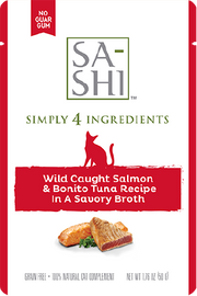 Sashi Salmon & Tuna Pouch Cat 1.76oz by Pet Food Warehouse