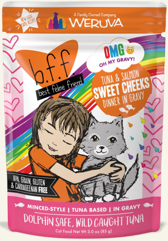 BFF Tuna & Salmon Pouch Cat Food 3oz by Pet Food Warehouse