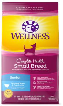 Wellness Complete Health Small Breed Senior Dog Food 4lb by Pet Food Warehouse