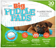 30 ct TevraPet BIG Puddle Pads by Pet Food Warehouse