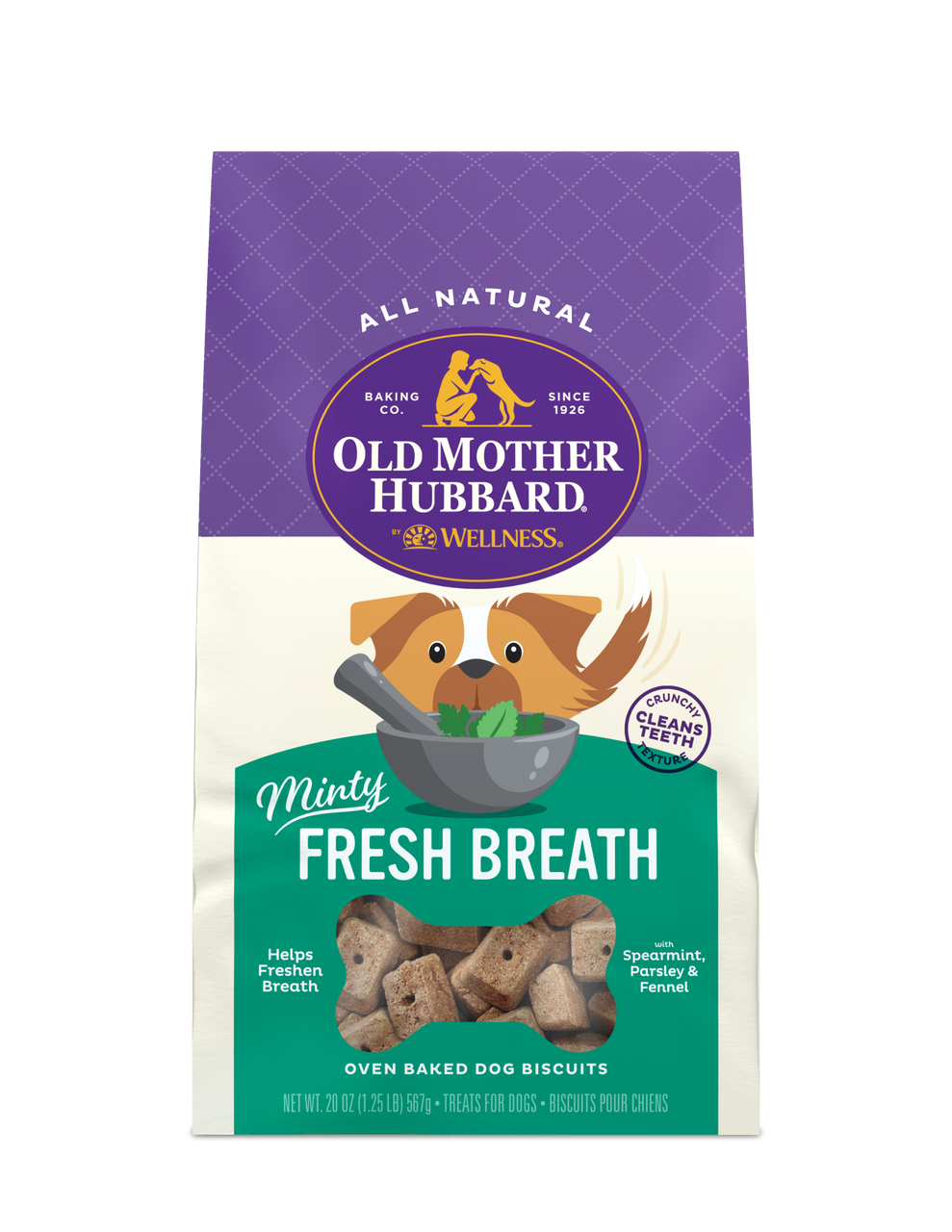Old Mother Hubbard Crunch Function Fresh Breath Dog Treat 20oz by Pet Food Warehouse