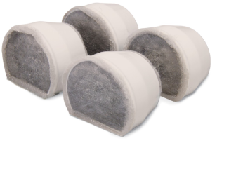 Pet Safe 4 pack Pagoda Fountain Replacement Filters by Pet Food Warehouse