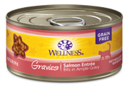 Wellness Gravies Salmon Cat Food 5.5oz by Pet Food Warehouse