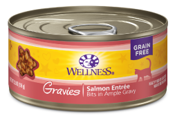 Wellness Gravies Salmon Cat Food 5.5oz by Pet Food Warehouse