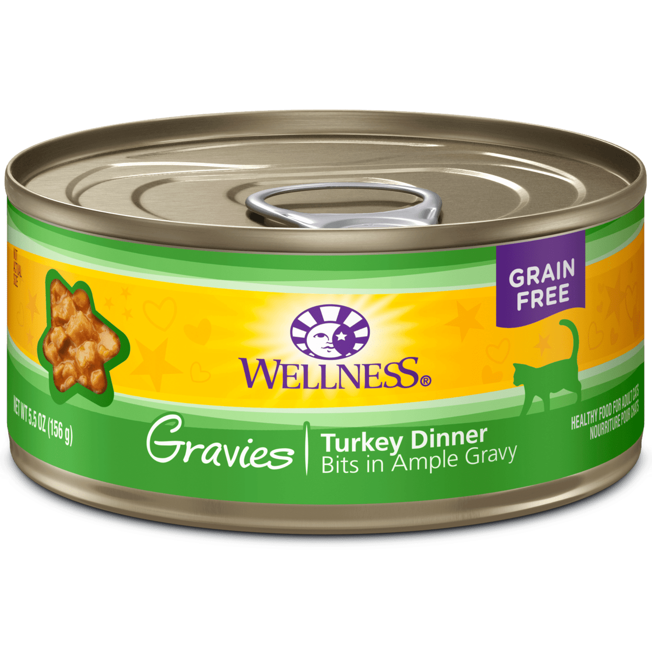 Wellness Gravies Turkey Cat Food 5.5oz by Pet Food Warehouse