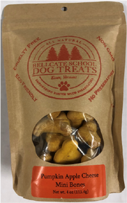 Bellcate School Dog Treats Pumpkin Apple Cheese Bites Mini 4oz by Pet Food Warehouse