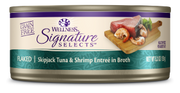 Wellness Signature Selects Flaked Tuna Shrimp Cat Food 5.3oz by Pet Food Warehouse