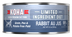Koha Limited Ingredient Diet Rabbit Pate Cat Food 5.5oz by Pet Food Warehouse