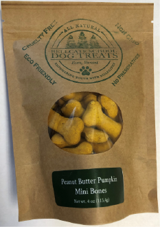 Bellcate School Dog Treats Peanut Butter & Pumpkin Bites Mini 4oz by Pet Food Warehouse