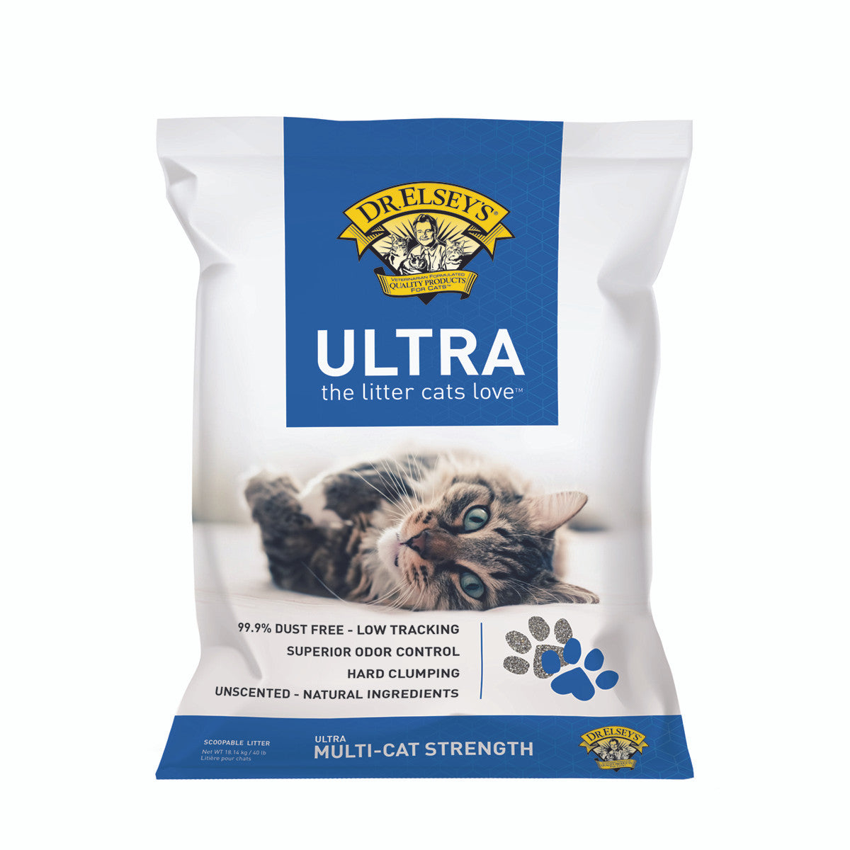 Dr. Elsey"s Ultra Scoopable Multi-Cat Attract Litter 40lb