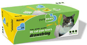 Vanness Drawstring Litter Pan Liners Large 20 count by Pet Food Warehouse
