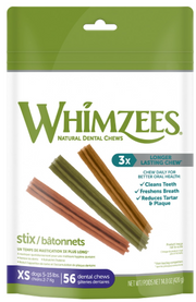 Whimzees Extra Small Stix Dental Chew 14.8oz by Pet Food Warehouse