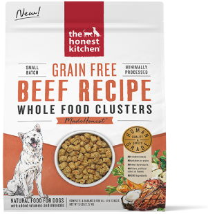 Honest Kitchen Whole Food Clusters Grain Free Beef Dog Food 5# by Pet Food Warehouse