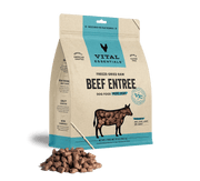 Vital Essentials Freeze-Dried Raw Entree Dog Food Mini Nibs Beef 25oz by Pet Food Warehouse